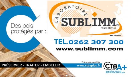 Certification CTBA - organisme certificateur - Laboratoire Sublimm 974