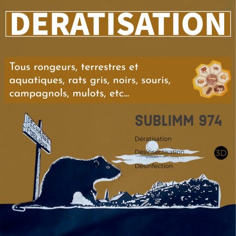 Dératisation - Laboratoire Sublimm - Saint Denis 974