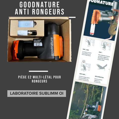 Goodnature - piège anti rongeurs - Laboratoire Sublimm 974