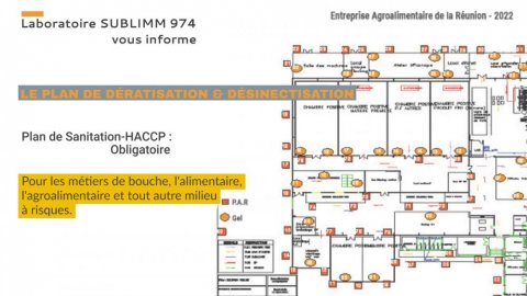 Plan de dératisation - sanitation haccp - Laboratoire Sublimm 974