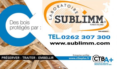 Certification CTBA - organisme certificateur - Laboratoire Sublimm 974