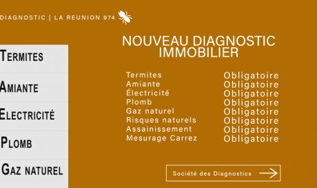 Diagnostic immobilier obligatoire - Laboratoire SUBLIMM - Saint Pierre 974