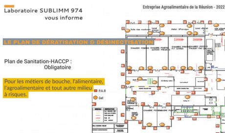 Plan de dératisation - sanitation haccp - Laboratoire Sublimm 974